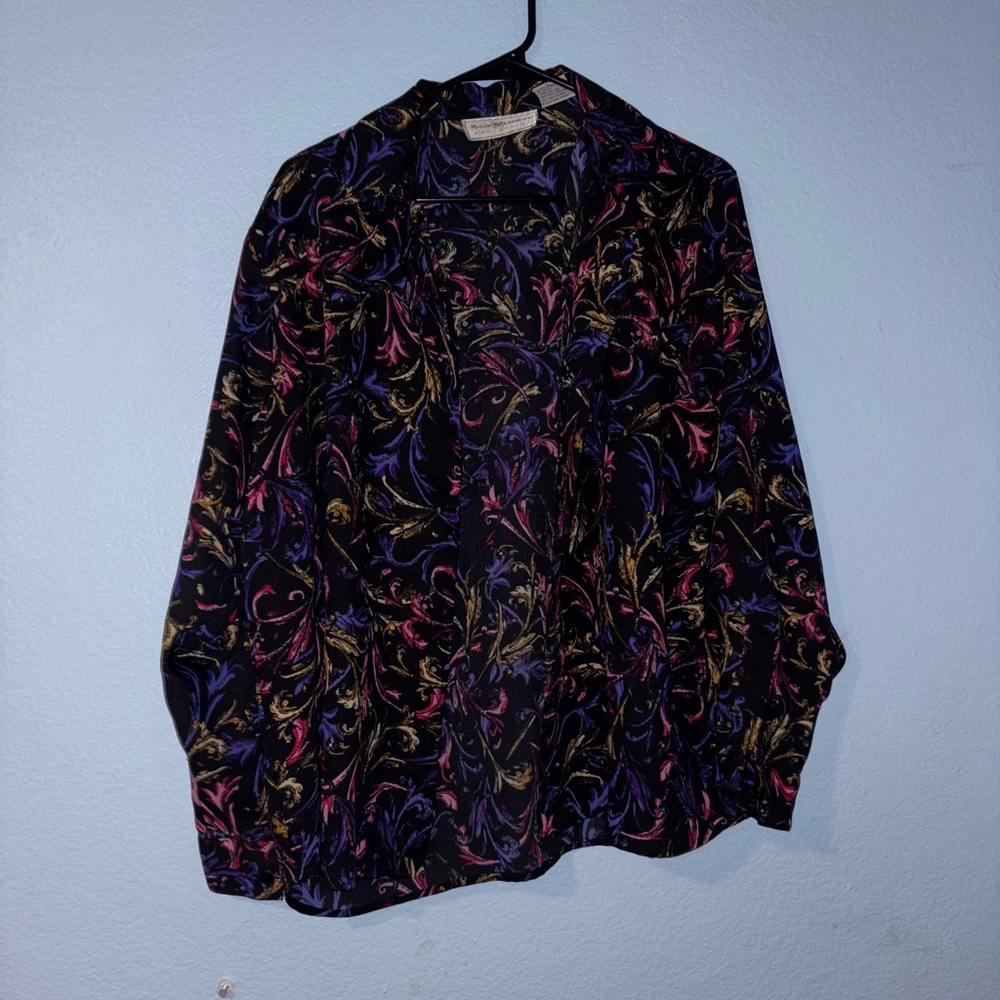 Vintage Patterned Button Down - image 1